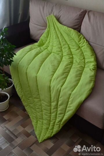 Коврик Плед Листик