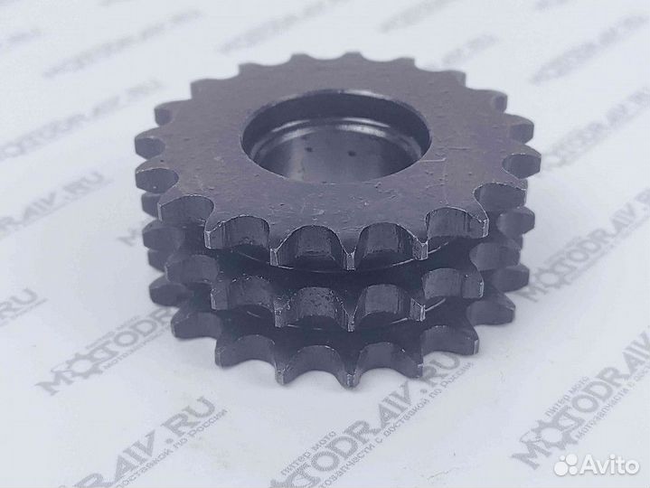 Звездочка Буран (усиленная) Z19 заднего хода 3х ря