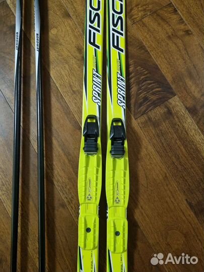 Лыжи беговые fisher, ботинки лыжные fisher