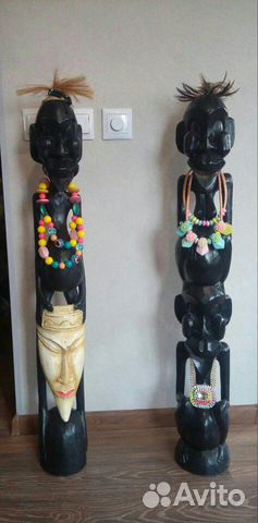 Африканская статуэтка-100 см