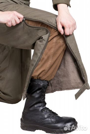 Брюки самосбросы утеплённые Бундесвера