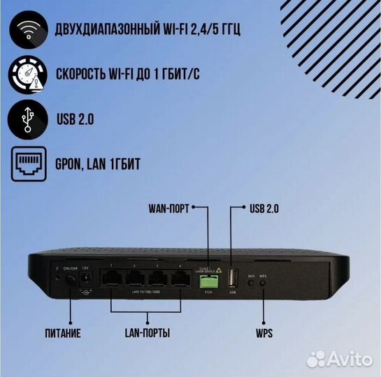 Роутер для оптических сетей Ростелеком