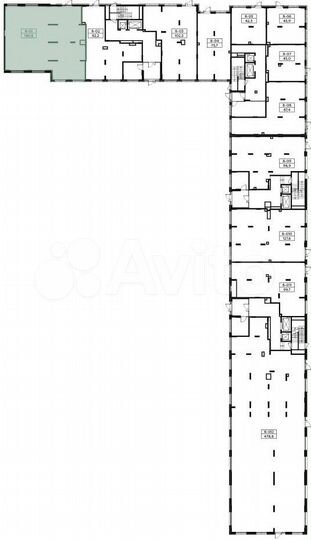 Аренда торговое помещение, площадь 180.8 кв.м