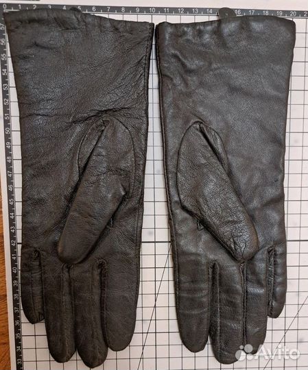 Перчатки женские кожаные демисезонные новые Miro