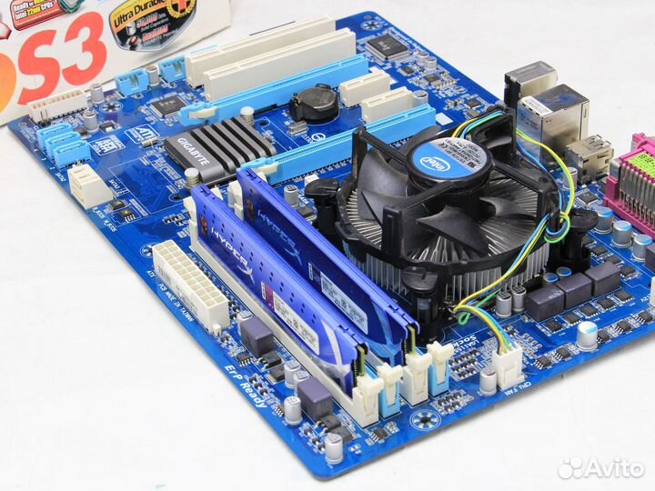 Плата Gigabyte GA-Z68P-DS3 + память