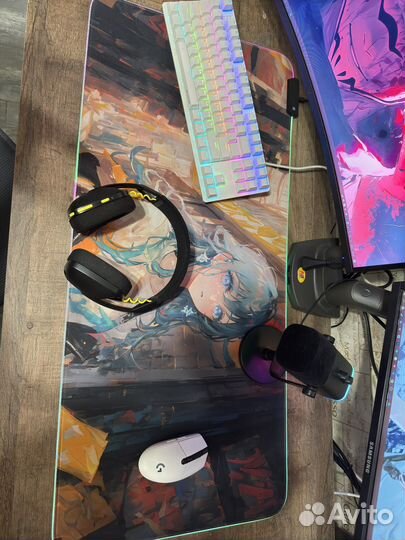 Полный игровой набор с пк Ryzen 5 5500+RX5700XT