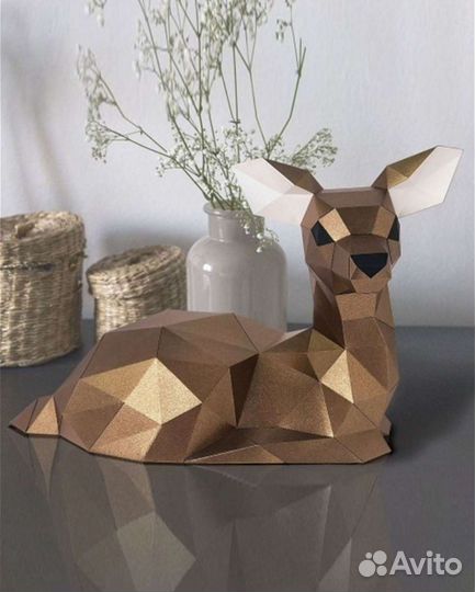 3 D оригами для интерьера модели