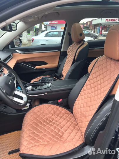 Авточехлы Хавал накидки из алькантары Кантра