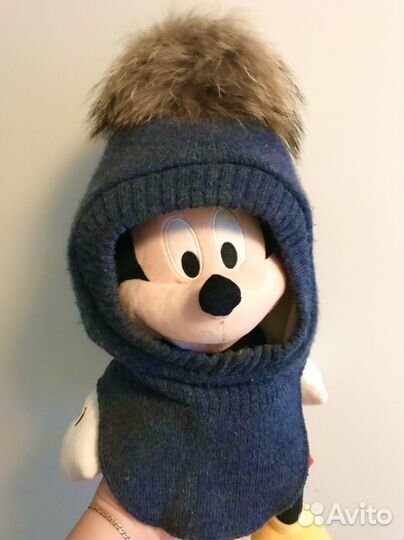 Шапка шлем для мальчика зима