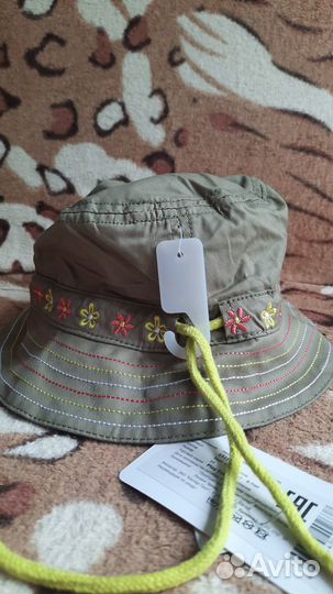 Панама текстильная для девочек