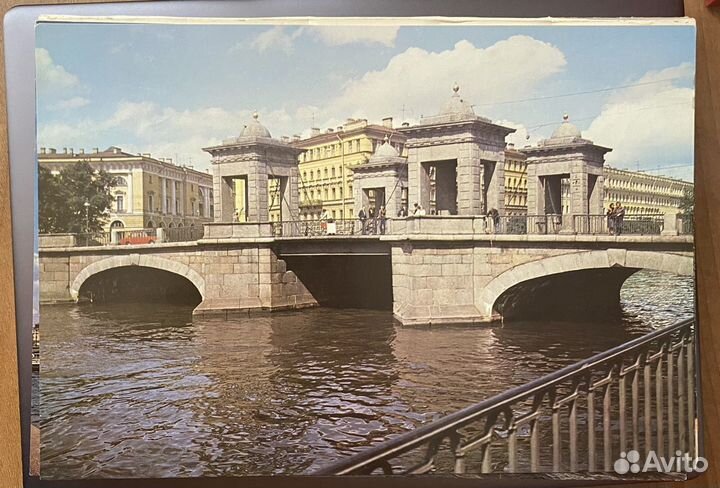 Большие советские открытки с видами Санкт-Петербур