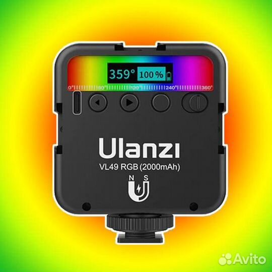 Видео свет Ulanzi VL49 Rgb