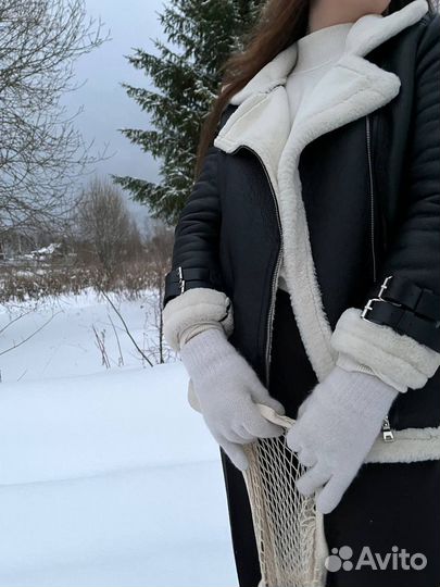 Дубленка пилот женская