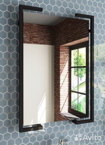 Зеркало в металлической рамке/зеркало лофт