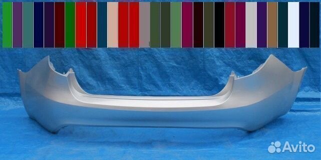 Бампер задний Kia Rio 2011-2015 в цвет