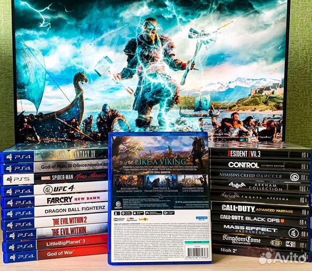 Игра Assassins Creed: Вальгалла на PS4