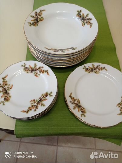 Тарелки japan шишки 16 штук