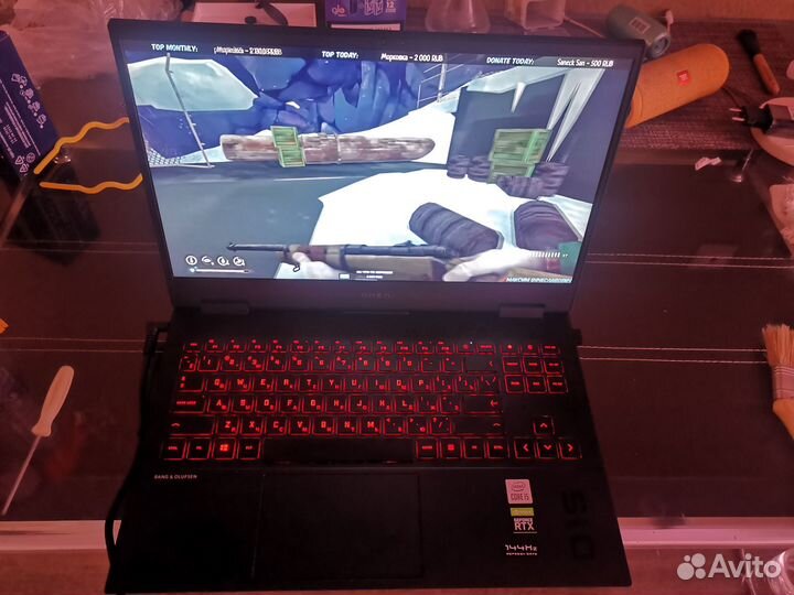 Игровой ноутбук hp omen 15 rtx2060 10300 144hz