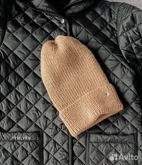 Варежки барашки и шапка луковка женские