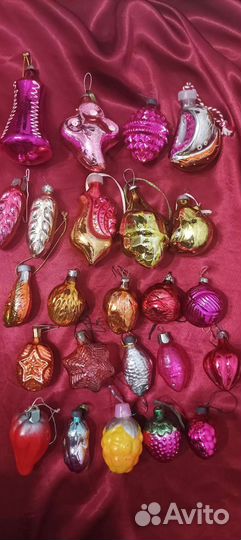 Елочные игрушки 60 годов СССР