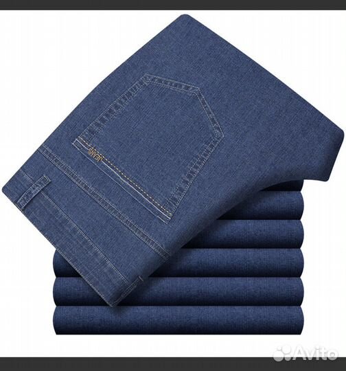 Брюки классические джинсы