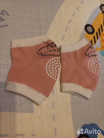 Наколенники детские для ползания, розовые