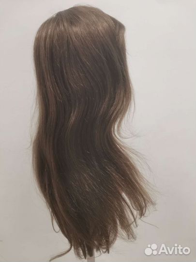 Парик из натуральных волос длинный