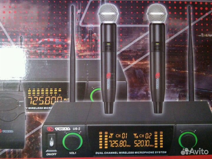 Оригинал Volta US-2X Новый радиомикрофон