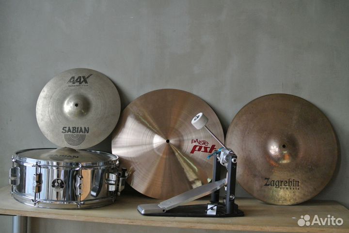 Сет набор Sabian,aax, Paiste Alphpa, Pst7,Sonor
