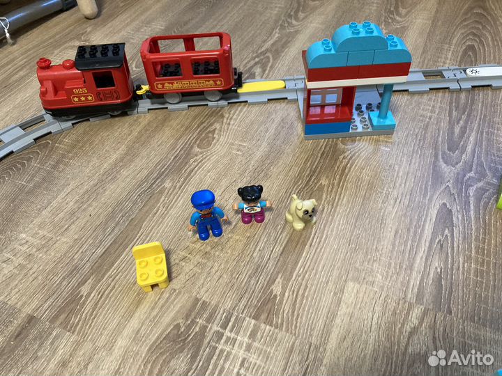 Lego duplo поезд на паровой тяге
