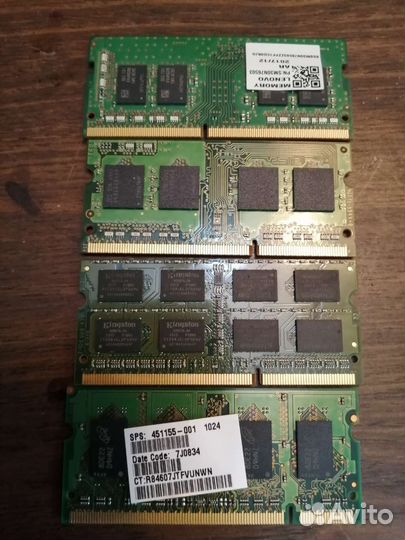 Оперативная память для ноутбука