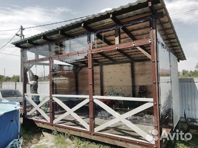 Мягкие окна для террас и беседок