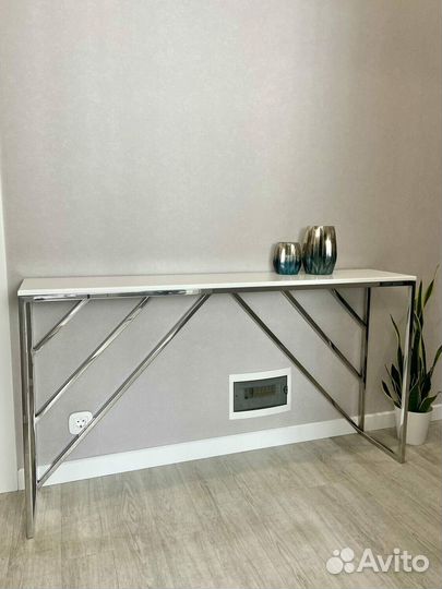 Консоль 150*30см на каркасе сталь