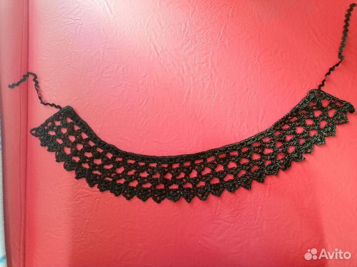 Вязаные прихватки, салфетки, воротнички, шаль