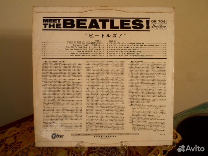 Beatles Meet the Beatles оригинал (RED vinil) Яп