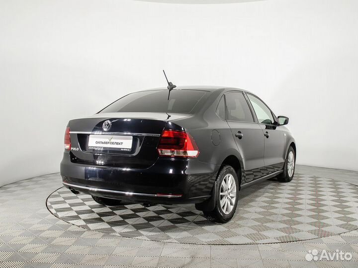Volkswagen Polo 1.6 AT, 2017, 101 555 км