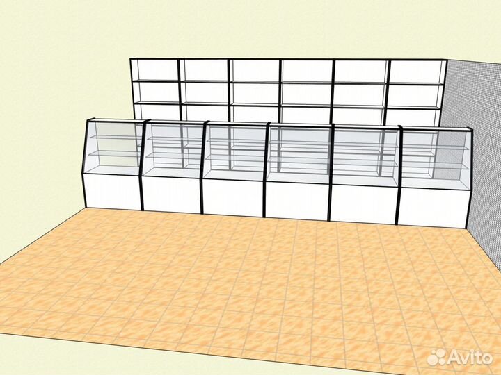 Стеллажи торговые