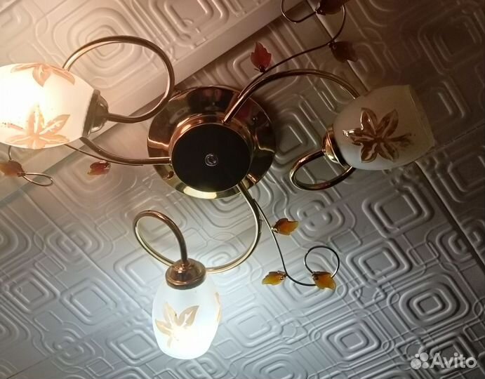 Люстра потолочная бу