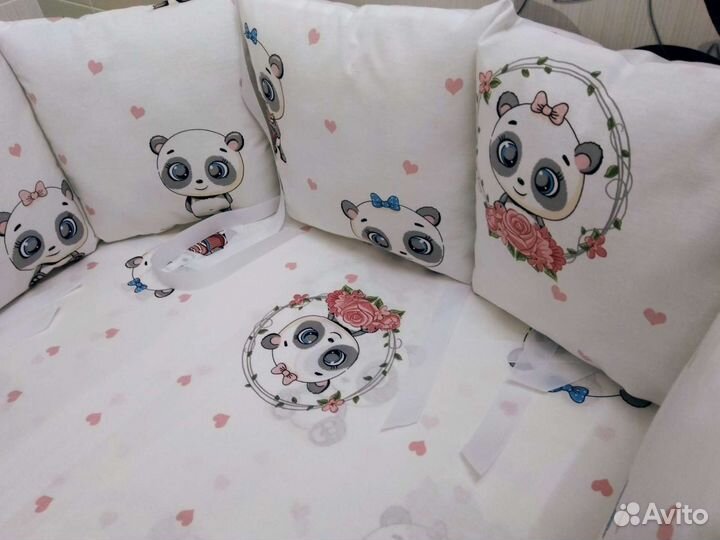 Бортики в кроватку