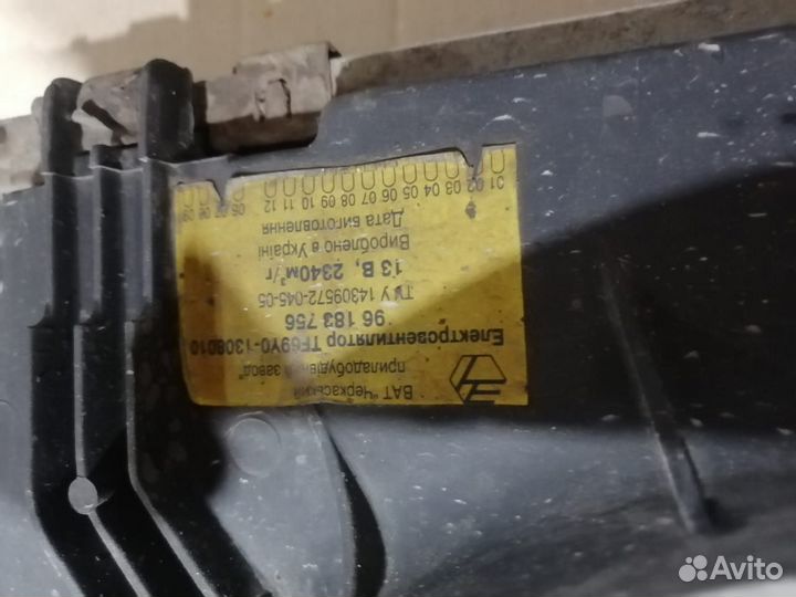 Радиатор охлаждения Chevrolet lanos/chance