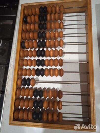 Счёты деревянные и железные