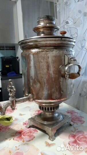 Самовар на углях старинный