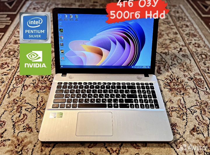 Мощный Ноутбук asus 4ядра/GeForce 810m/500гб