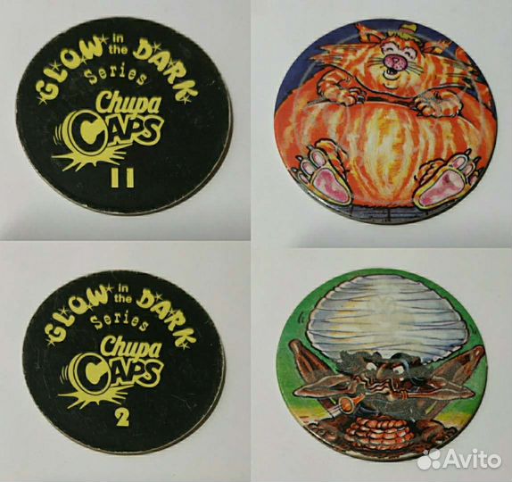 Chupa cups glow of the dark идеал - 2 шт. фишки