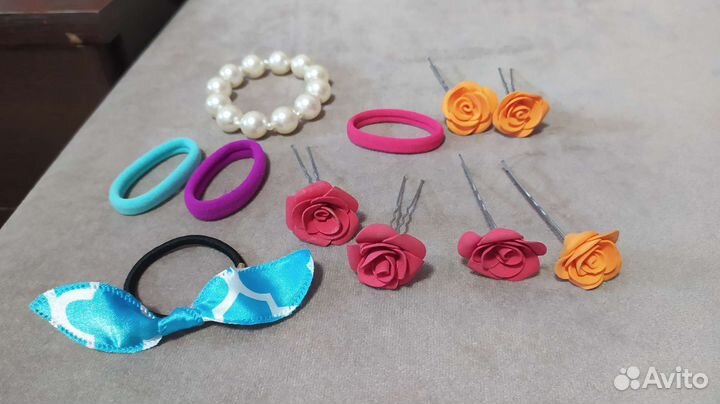 Резинки, шпильки для волос, браслет