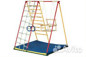 Детский напольный спортивный комплекс с матом