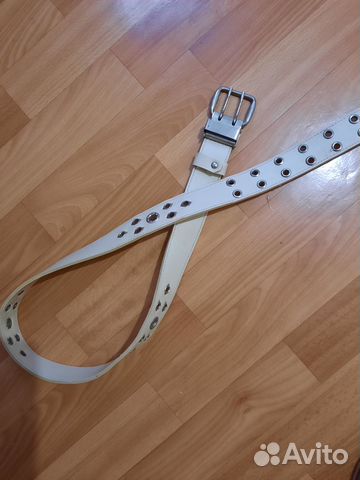 Ремень белый