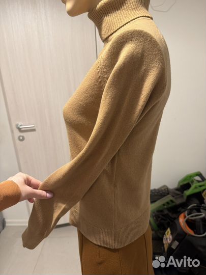 Massimo dutti водолазка шерсть кашемир нюанс xs