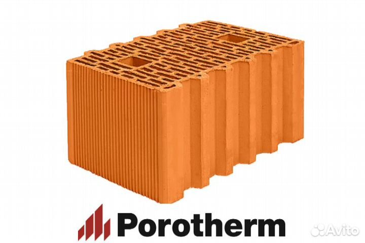 Блок керамический porotherm 38 10,7нф