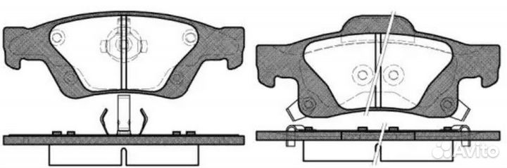 Road house 2144602 Колодки торм.диск. Gr.Cherokee